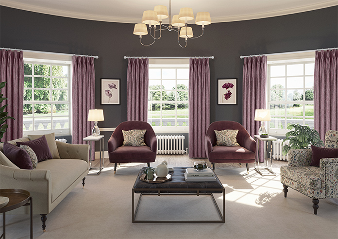 Cascade, Claret - Made to Measure Curtains - Image 14